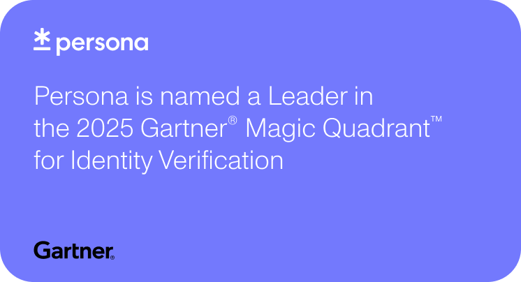 2025 Gartner® Magic Quadrant™ for Identity Verification